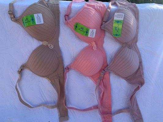 3-Piece Classic Padded Bra Set – Full Color Collection + FREE GIFT