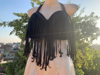 Wedding Night Fringe Top – Stylish Bridal Bra
