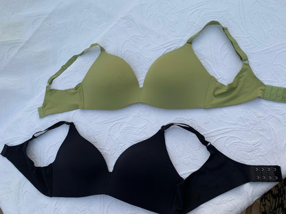 Push-Up Seamless Bra – Net Design