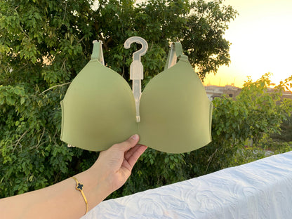 Push-Up Seamless Bra – Net Design