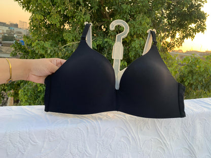 Push-Up Seamless Bra – Net Design