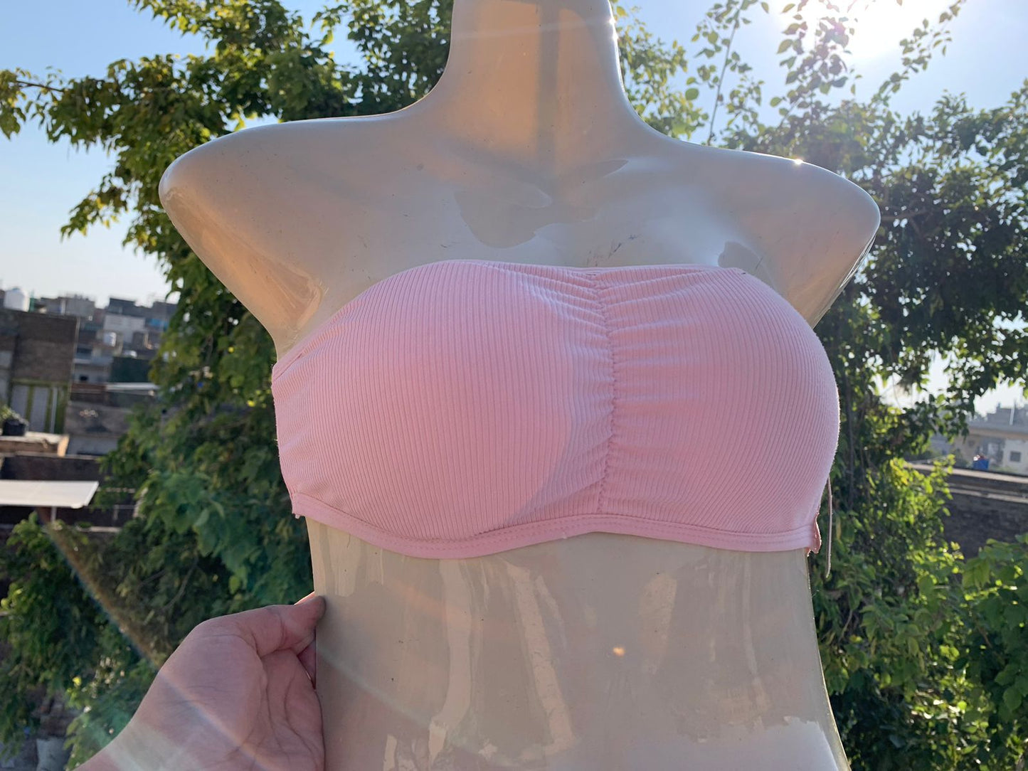 Imported Seamless Tube Top Bra – Strapless Sexy Bandeau with Back Closure (Red / Pink – Free Size)+ FREE GIFT