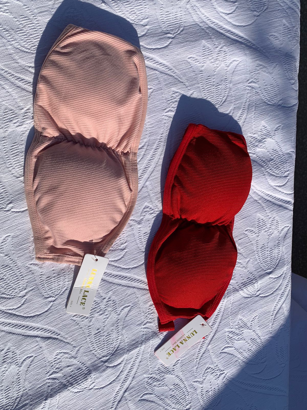 Imported Seamless Tube Top Bra – Strapless Sexy Bandeau with Back Closure (Red / Pink – Free Size)+ FREE GIFT