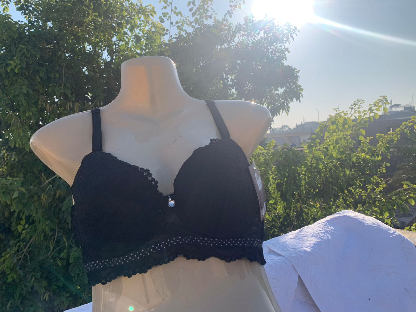 Imported Luxury Lace Push-Up Bra – Amazon Quality (White / Blue / Black / Nude / Skin / Pink / Midnight Blue)+ FREE GIFT