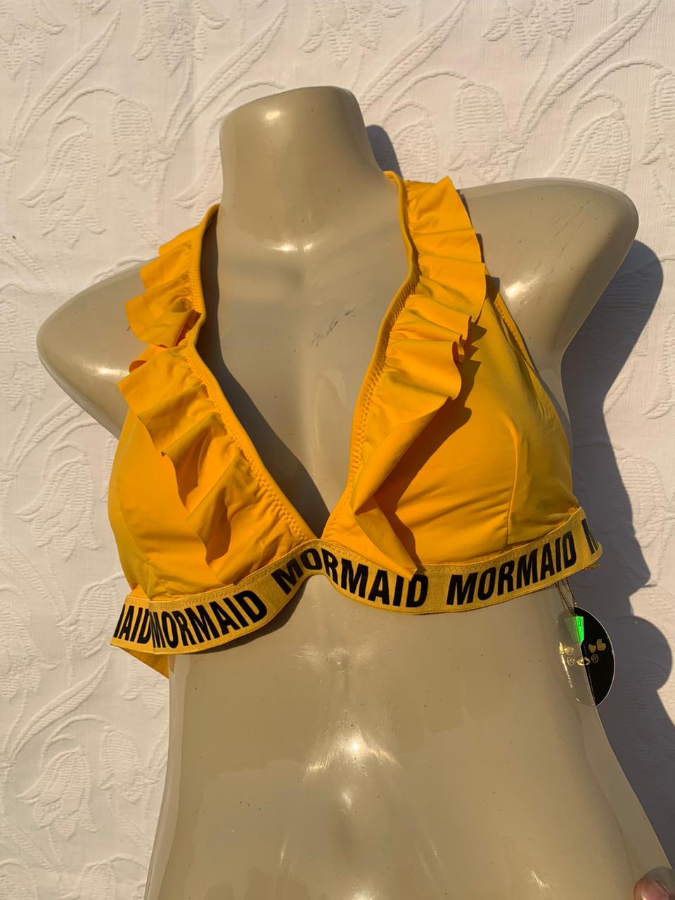 Imported Yellow Ruffle Bra – Premium Honeymoon & Bridal Lingerie Top+ FREE GIFT