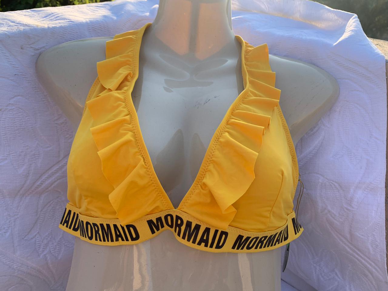Imported Yellow Ruffle Bra – Premium Honeymoon & Bridal Lingerie Top+ FREE GIFT