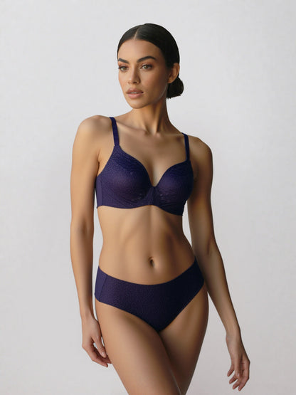 Push-Up Seamless Bra – Net Design
