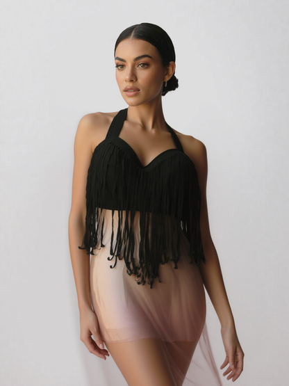 Wedding Night Fringe Top – Stylish Bridal Bra