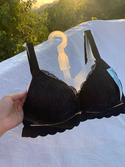 Lace Bra – Premium Quality (Grey / Black / Peach)