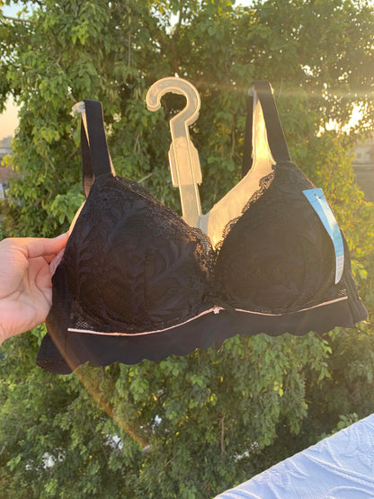 Lace Bra – Premium Quality (Grey / Black / Peach)