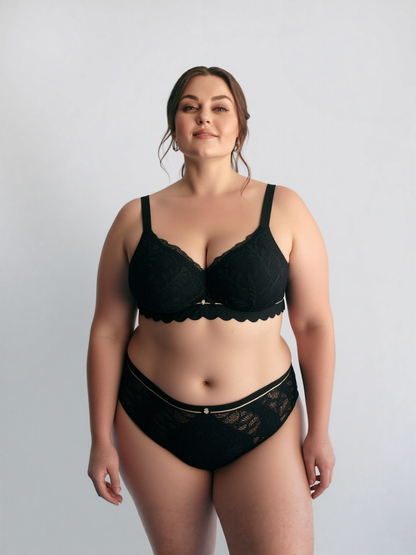 Lace Bra – Premium Quality (Grey / Black / Peach)